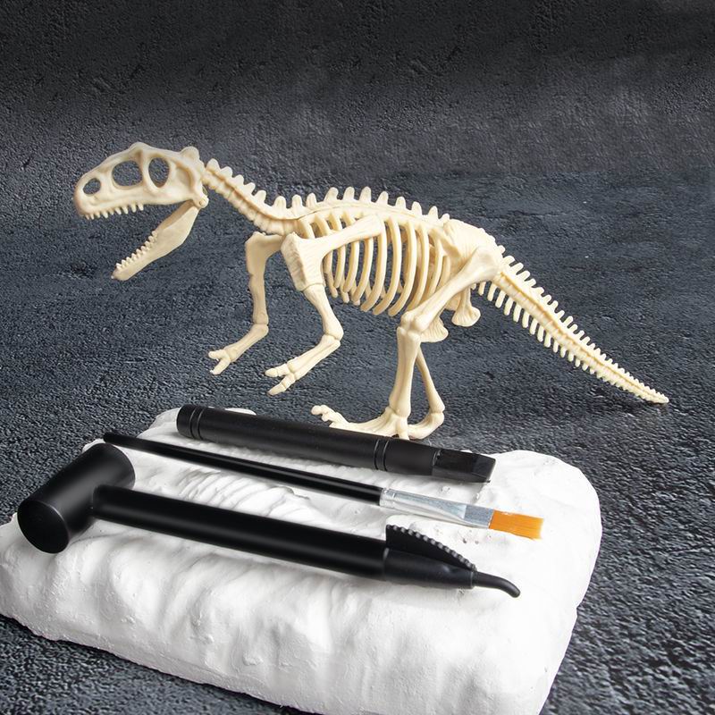 Cross border archaeological toys dinosaur fossils children diy manual blind box assembly dinosaur ex