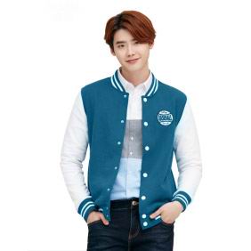 Sima Jacket Spring 2016 New Men's Vertical Collar Straight Splice Baseball Jacket Jacket Korean Fash