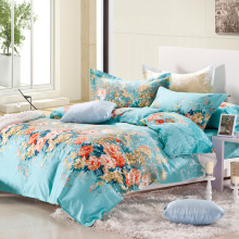 Antarctic home textile cotton twill printing bed four piece set of pure cotton sheets, quilt cover, 
